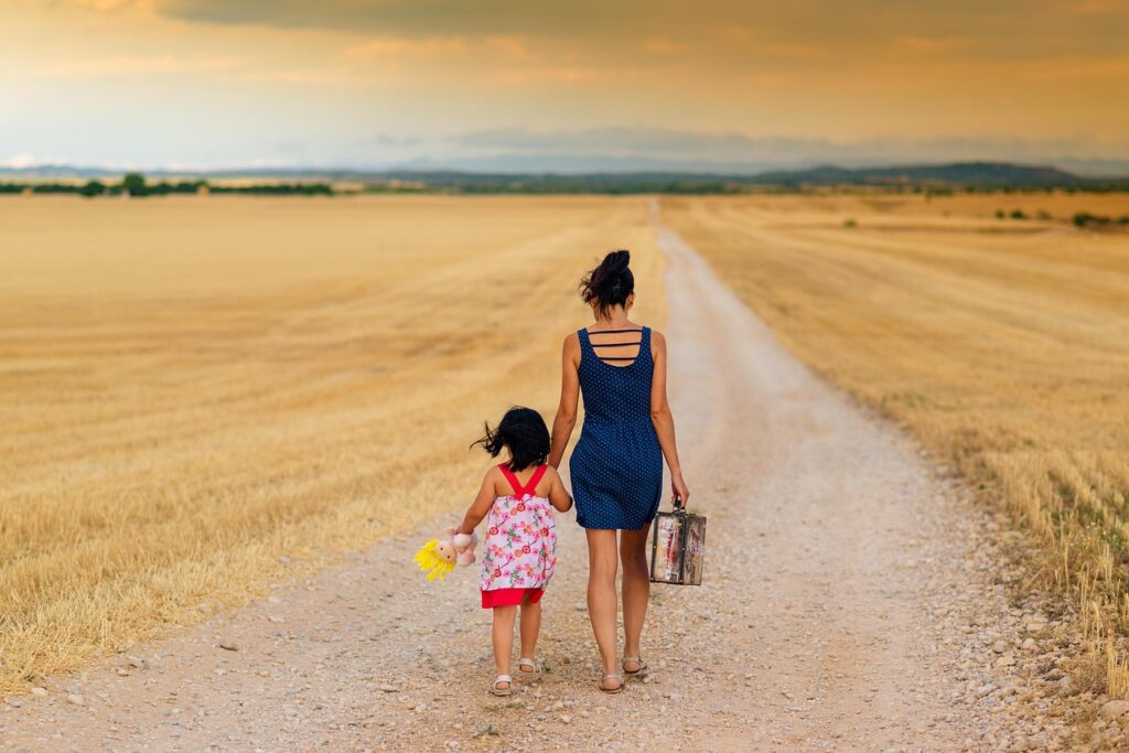 mother, child, walking, walk, happy mothers day, strolling, dirt road, girl, family, path, parent, parenthood, holding hands, fields, meadows, rural, countryside, mom, mum-1077334.jpg